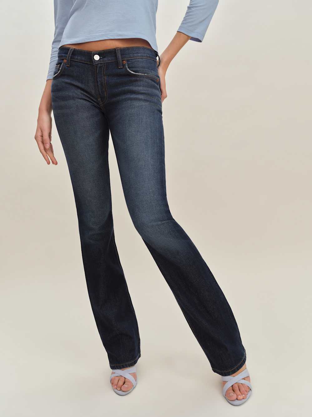 Kenny Low Rise Bootcut Jeans - Cass