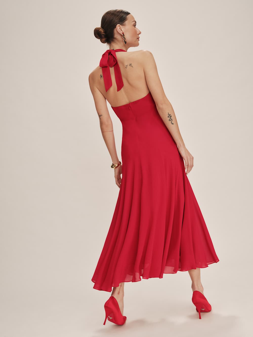Briony Dress - Lipstick