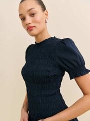 Leannah Dress - Navy