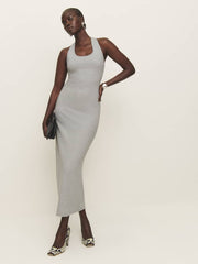 Ellie Knit Dress - Heather Grey