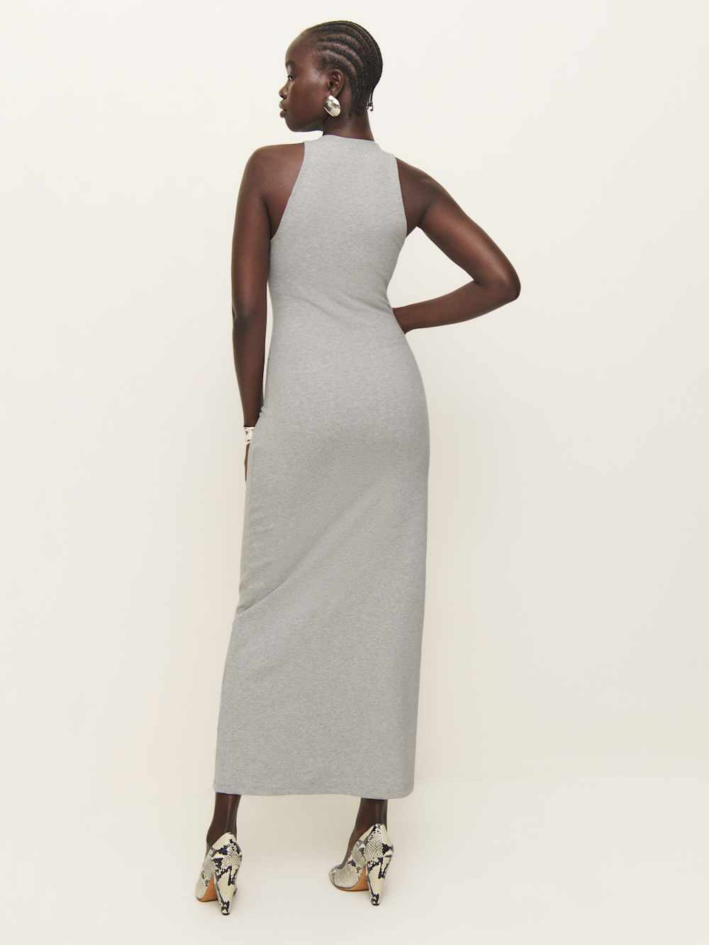 Ellie Knit Dress - Heather Grey
