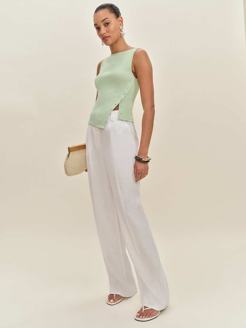 Hudson Knit Top - Pistachio