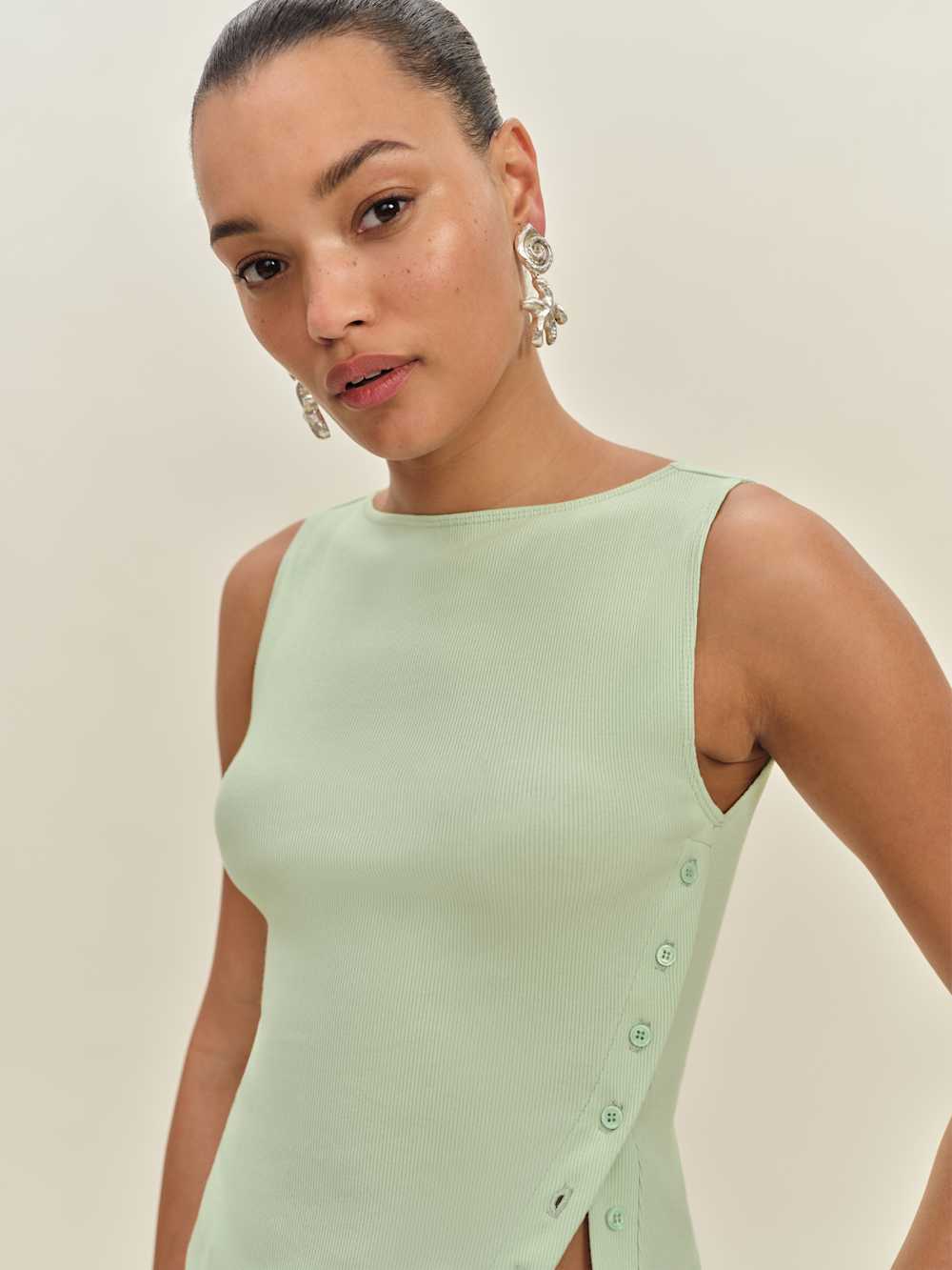 Hudson Knit Top - Pistachio