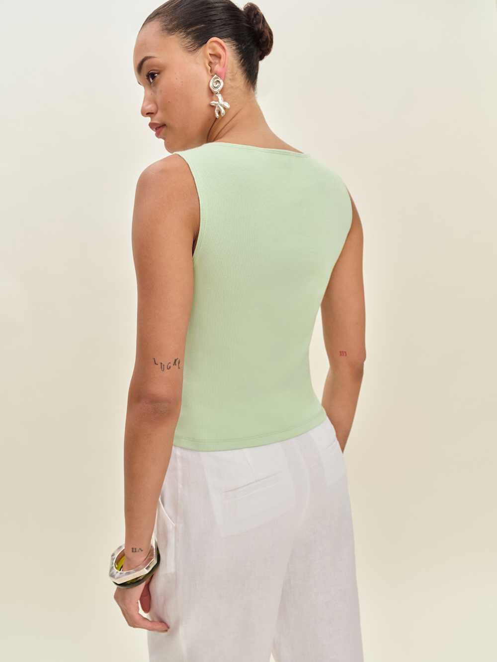 Hudson Knit Top - Pistachio