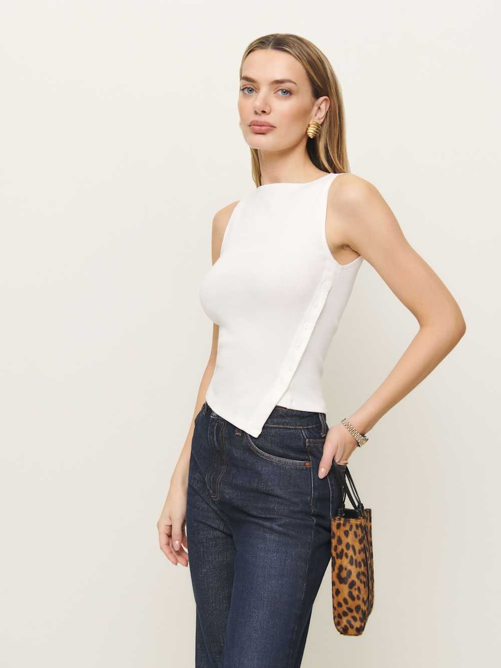 Hudson Knit Top - White