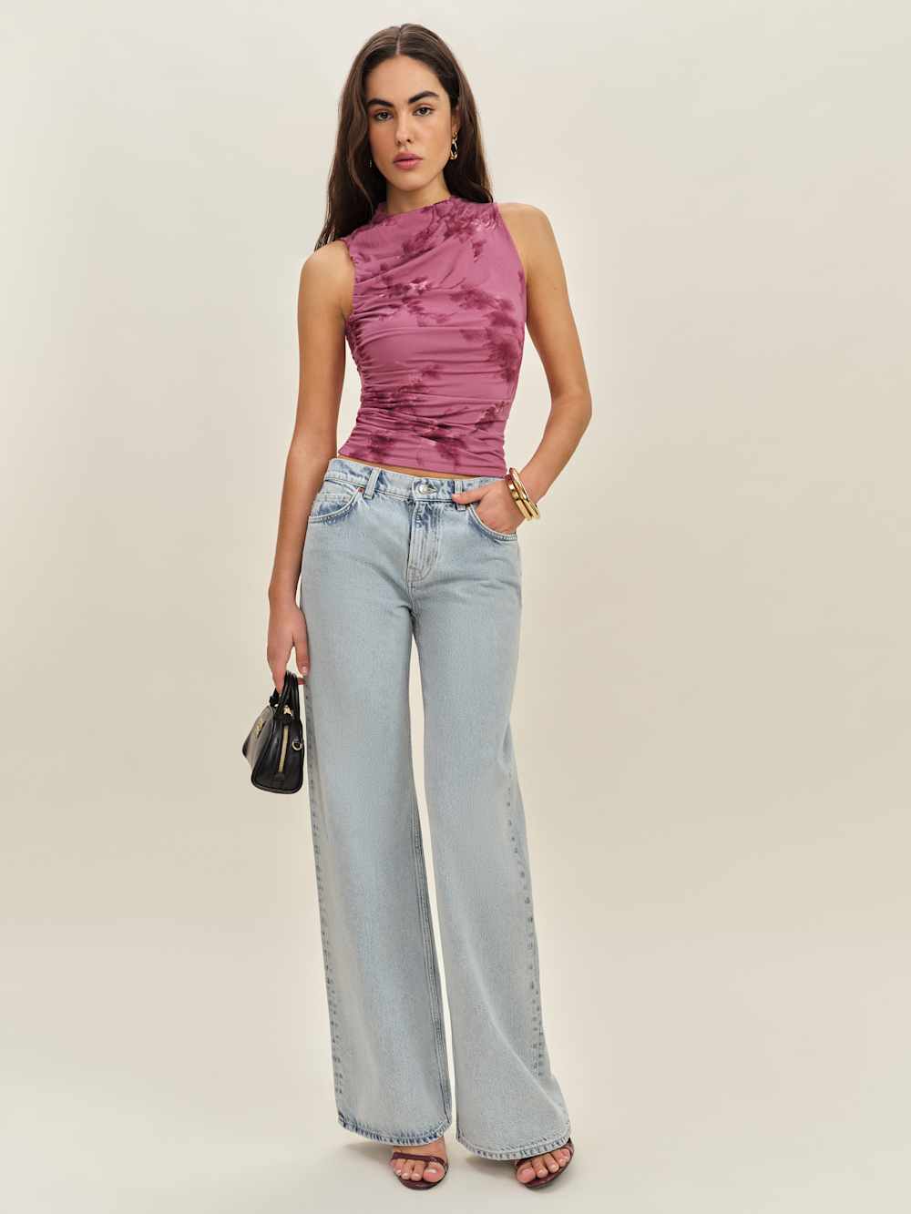 Marlo Knit Top - Hothouse Rose
