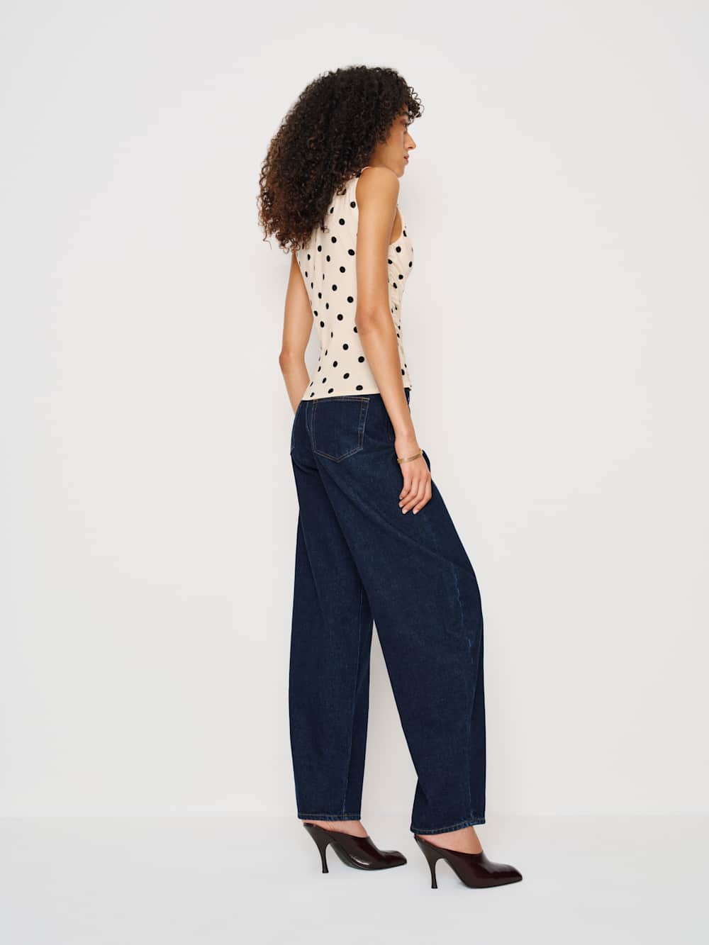 Marlo Knit Top - Sundae Dot