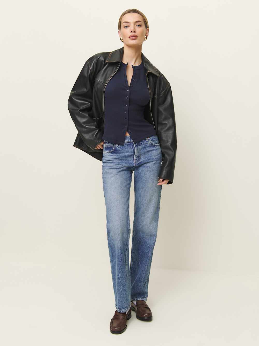 Hugh Knit Top - Midnight