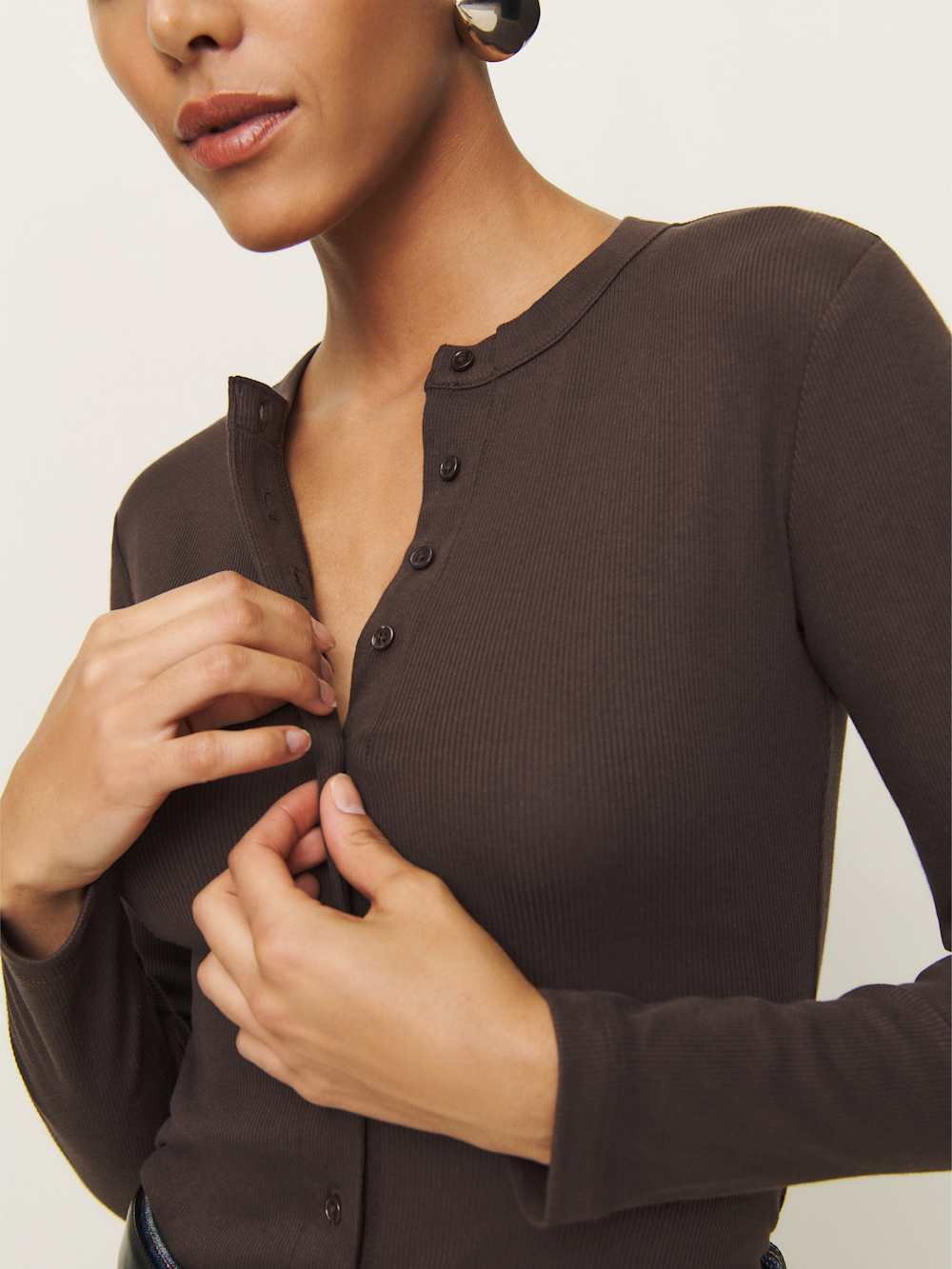 Hugh Knit Top - Mole