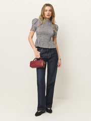 Aggie Top - Remy Check