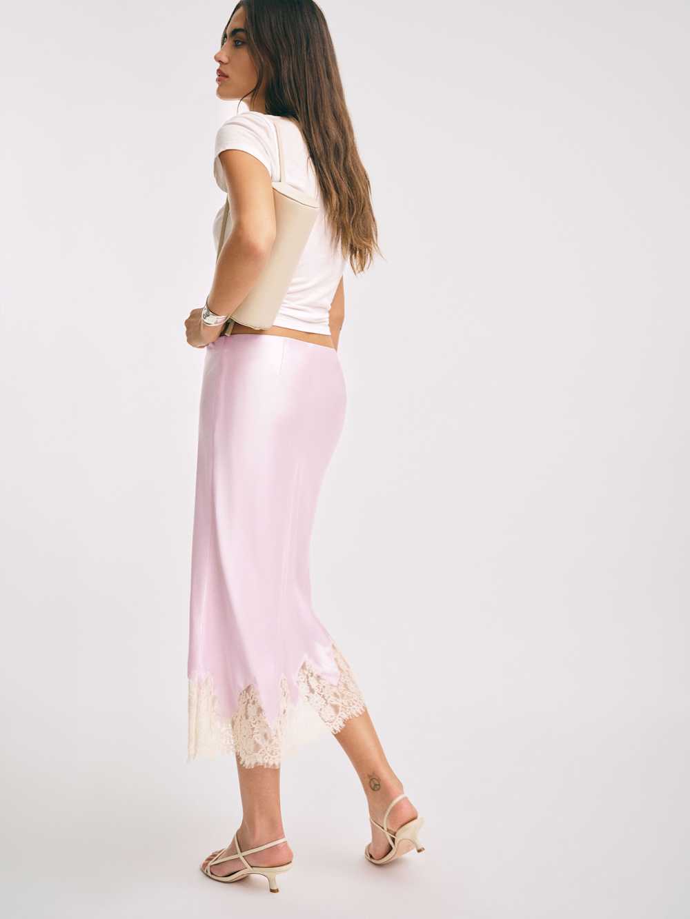 Carolina Silk Skirt - Cherry Blossom