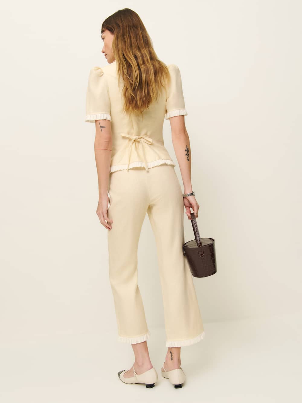 Lilibet Linen Two Piece - Sugar