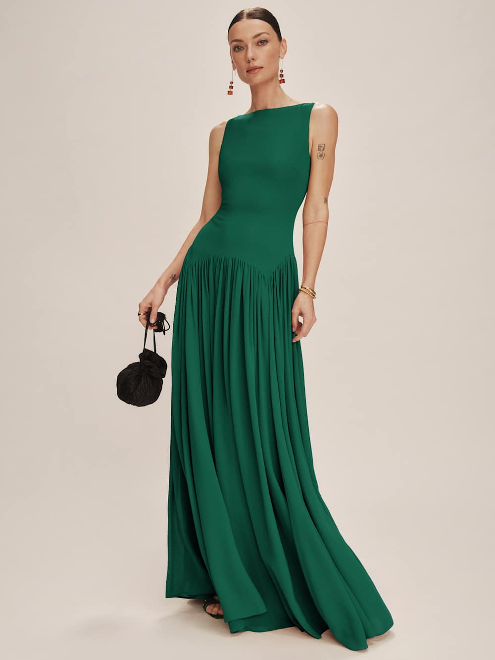 Camella Dress - Emerald
