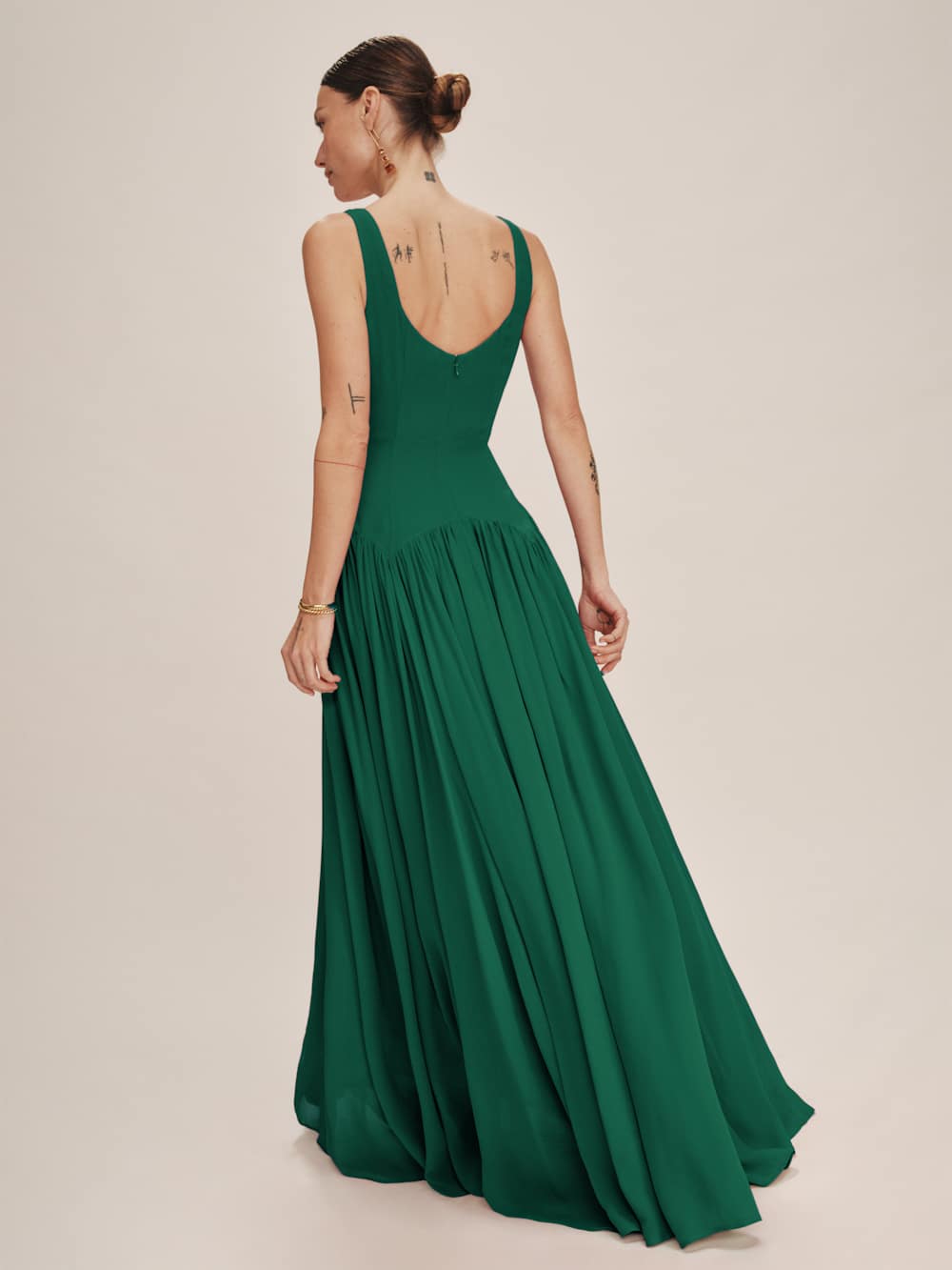 Camella Dress - Emerald