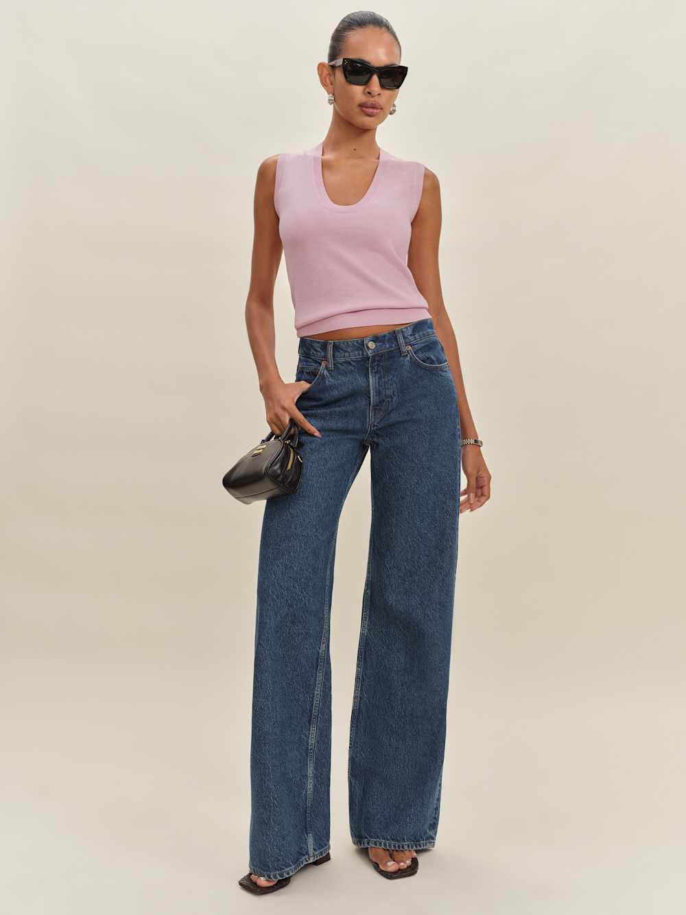 Marta Regenerative Merino Sweater Tank - Babygirl