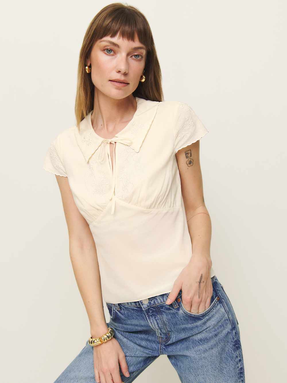 Simonette Top - Cream