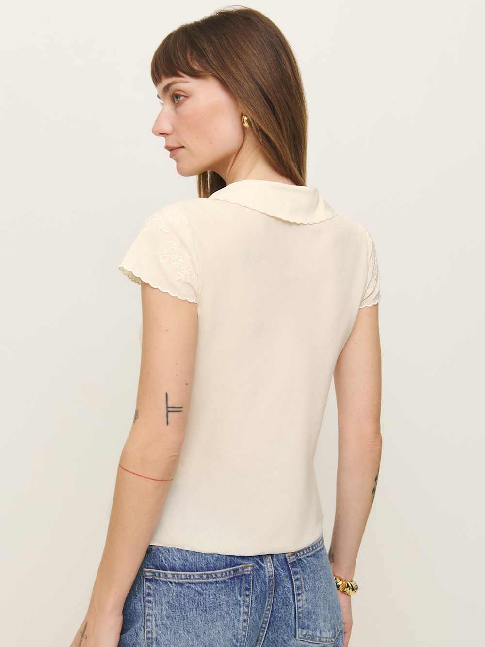 Simonette Top - Cream