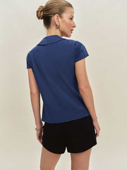 Simonette Top - French Blue