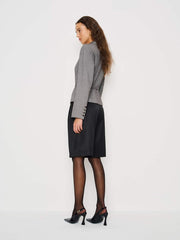 Mabel Jacket - Black Herringbone