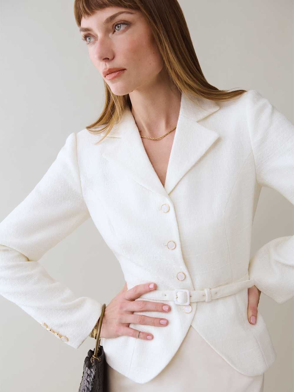 Mabel Jacket - White