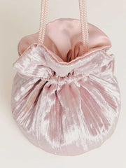 Aphrodite Pleated Pouch - Plisse Sepia Velvet
