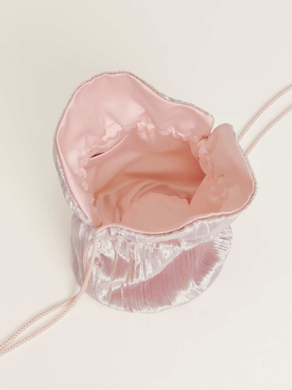 Aphrodite Pleated Pouch - Plisse Sepia Velvet