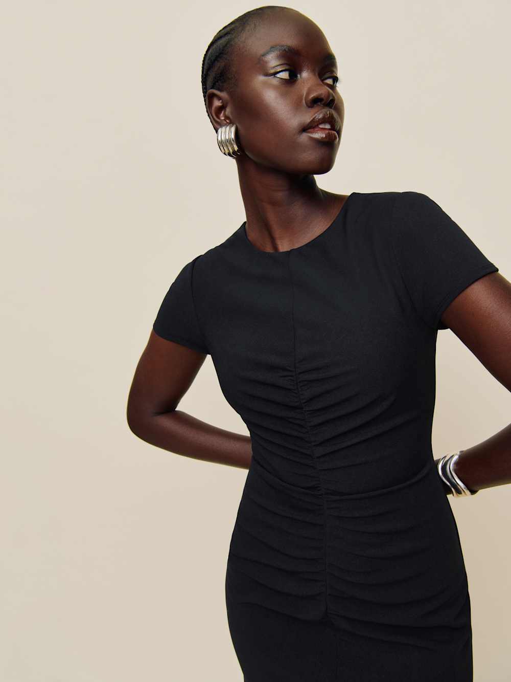 Mila Knit Dress - Black