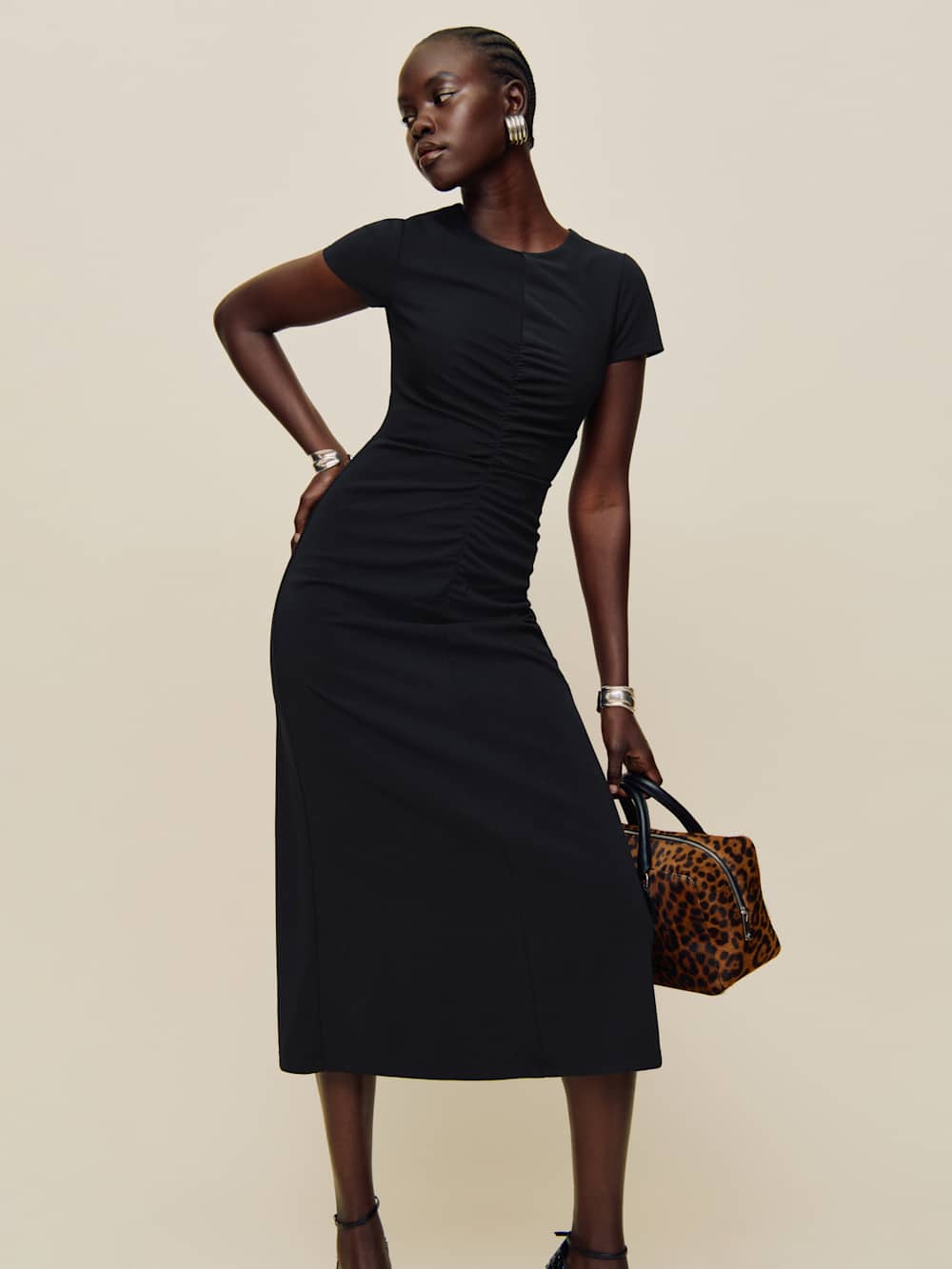 Mila Knit Dress - Black