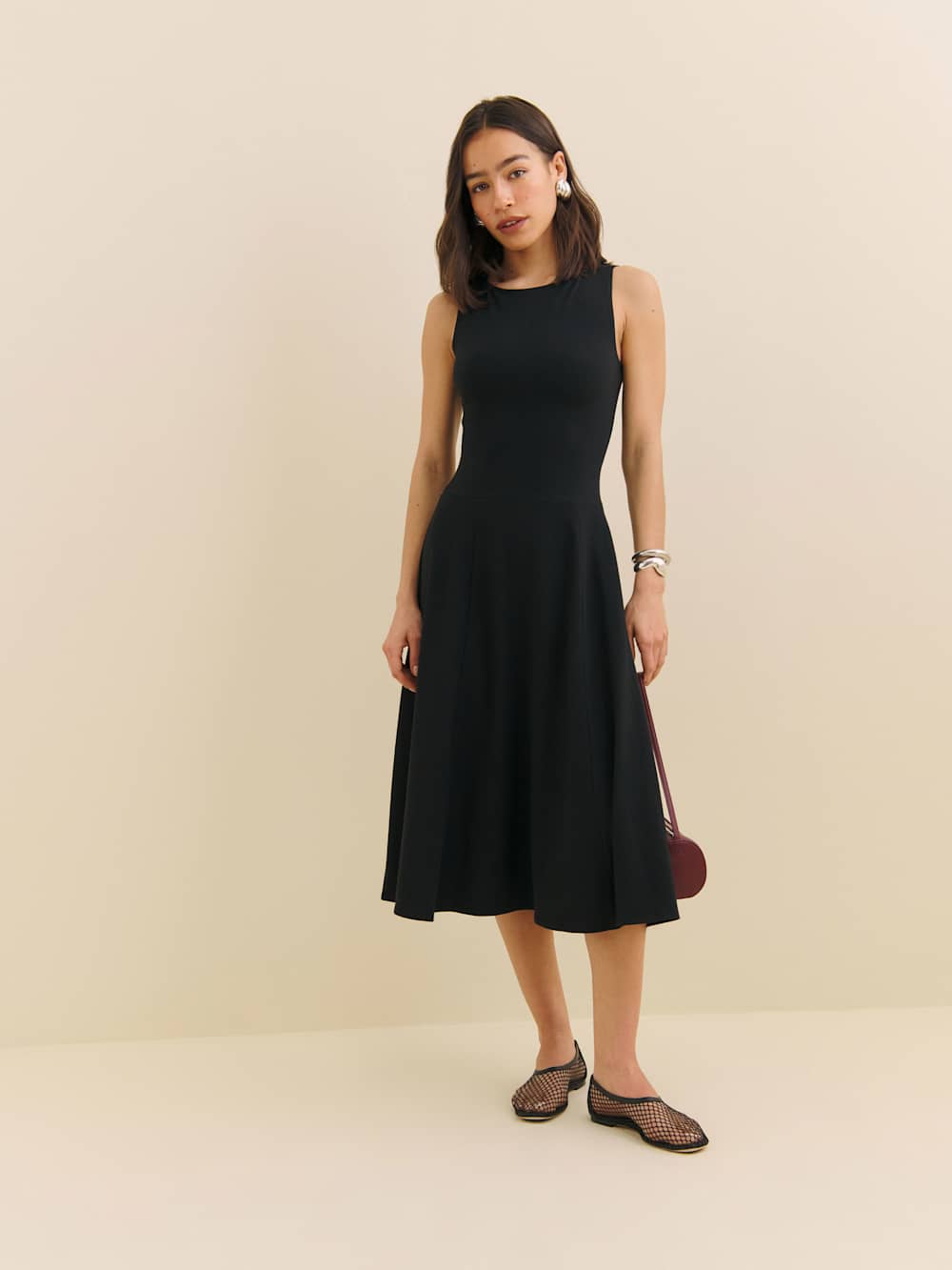Devin Knit Dress - Black