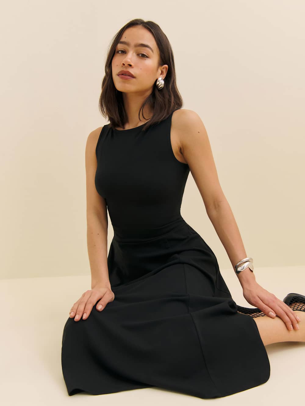 Devin Knit Dress - Black