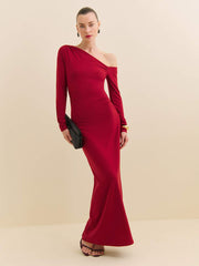 Ayden Knit Dress - Sangre
