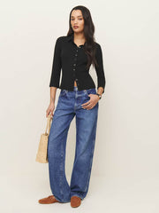 Margaret Knit Top - Black