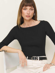 Kacey Knit Top - Black