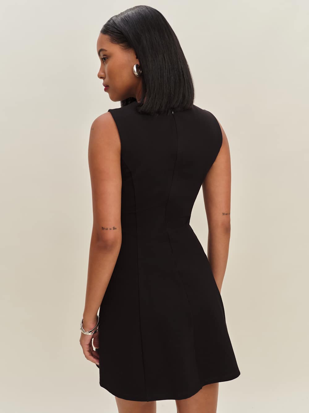 Ava Heavy Knit Dress - Black