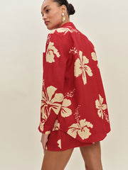 Eli Oversized Linen Shirt - Paradise Lost