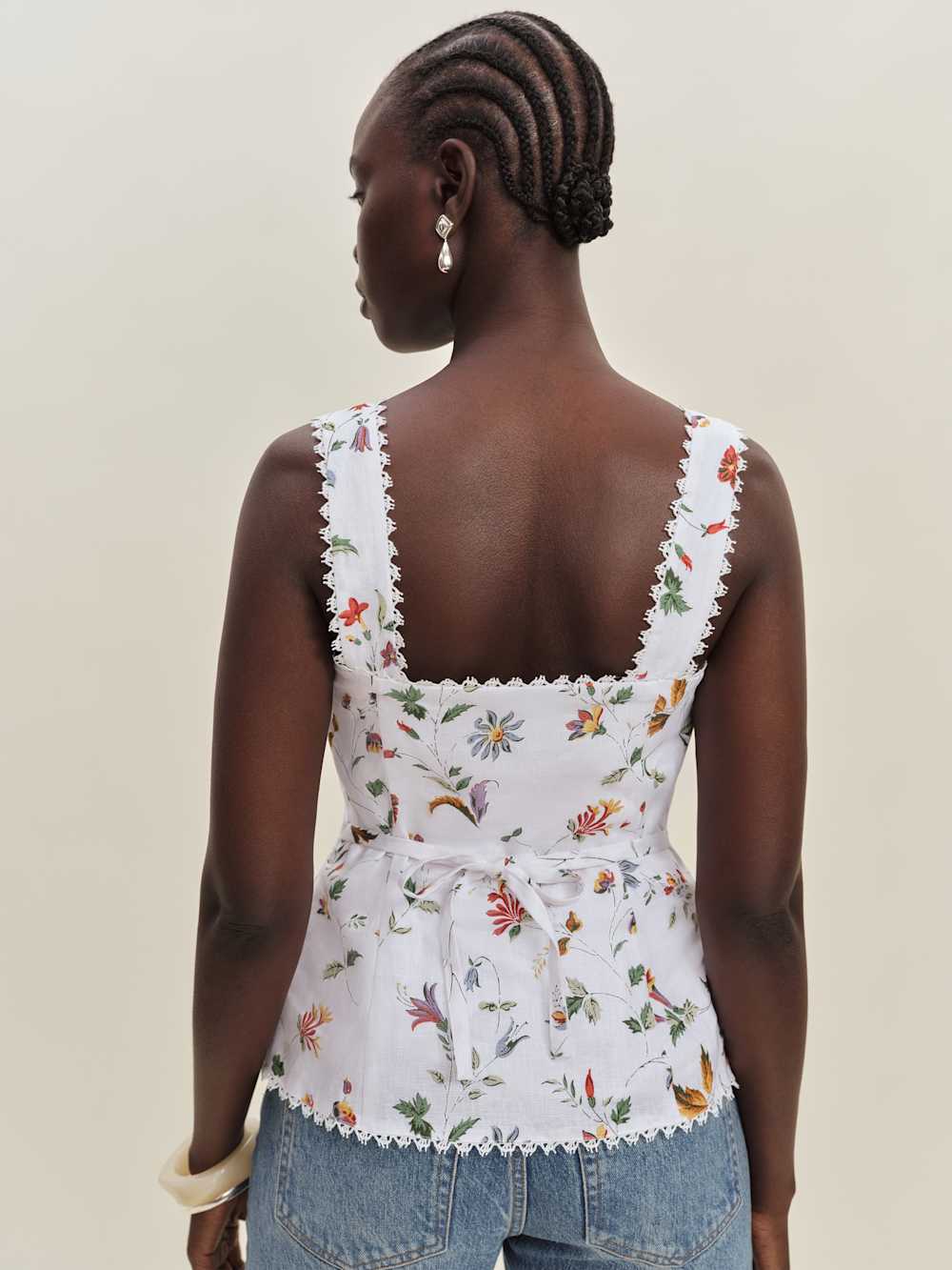 Viola Linen Top - Corsini