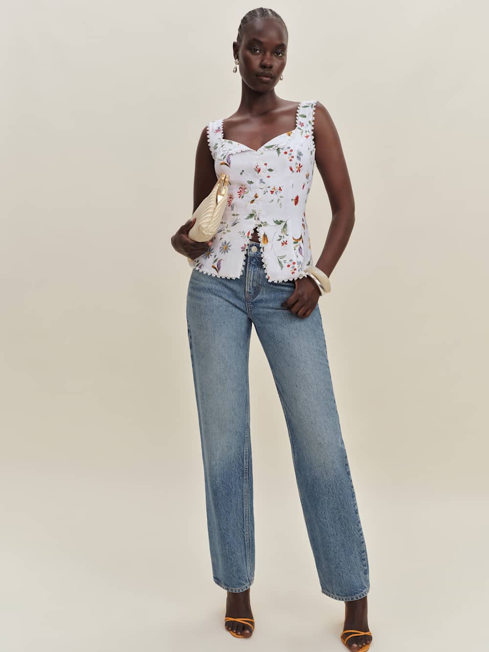 Viola Linen Top - Corsini