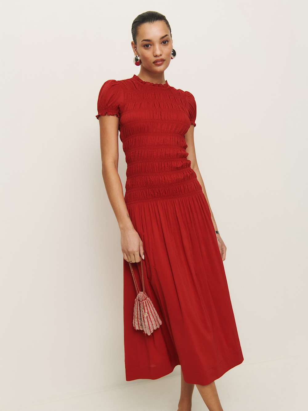 Kiria Dress - Lipstick