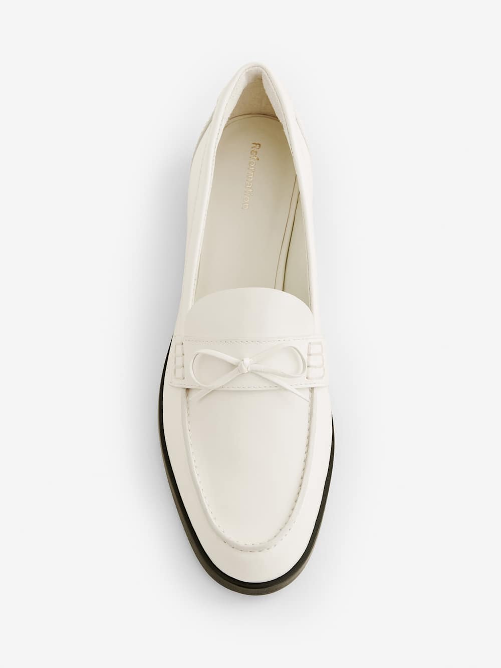Kaylee Loafer - White Bow