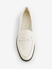 Kaylee Loafer - White Bow