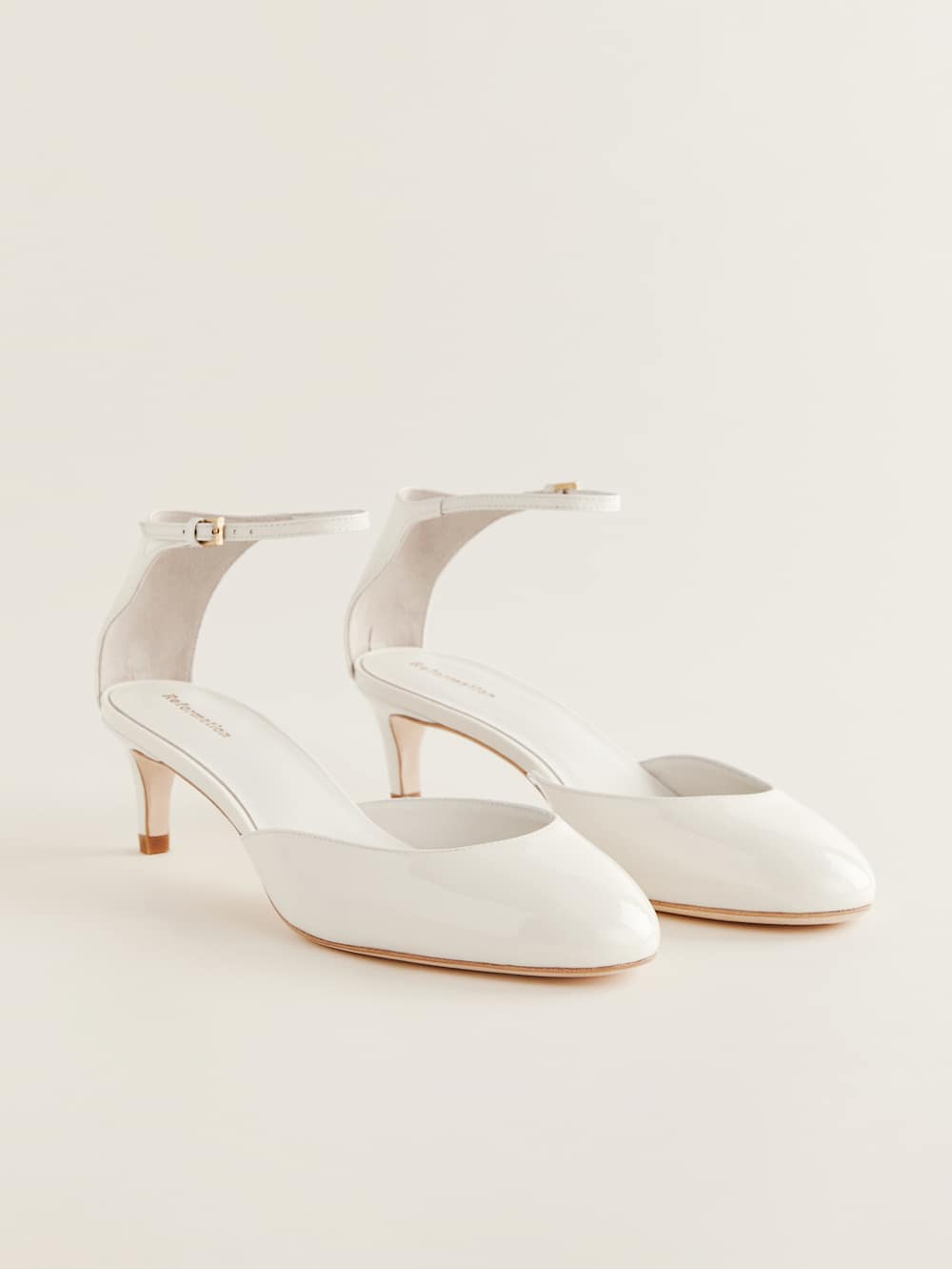 Luanna Pump - White Patent