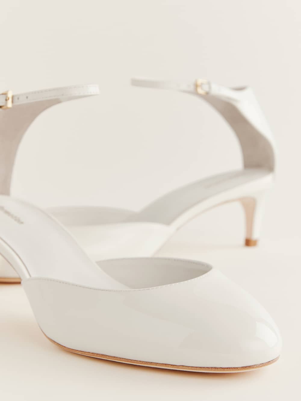 Luanna Pump - White Patent