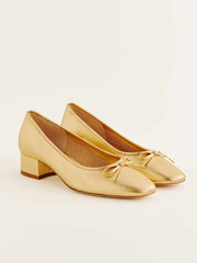 Terry Ballet Pump - Vintage Gold
