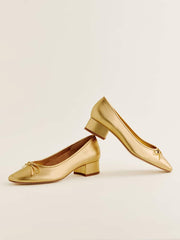 Terry Ballet Pump - Vintage Gold