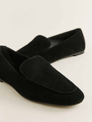 Kat Soft Loafer - Black Suede