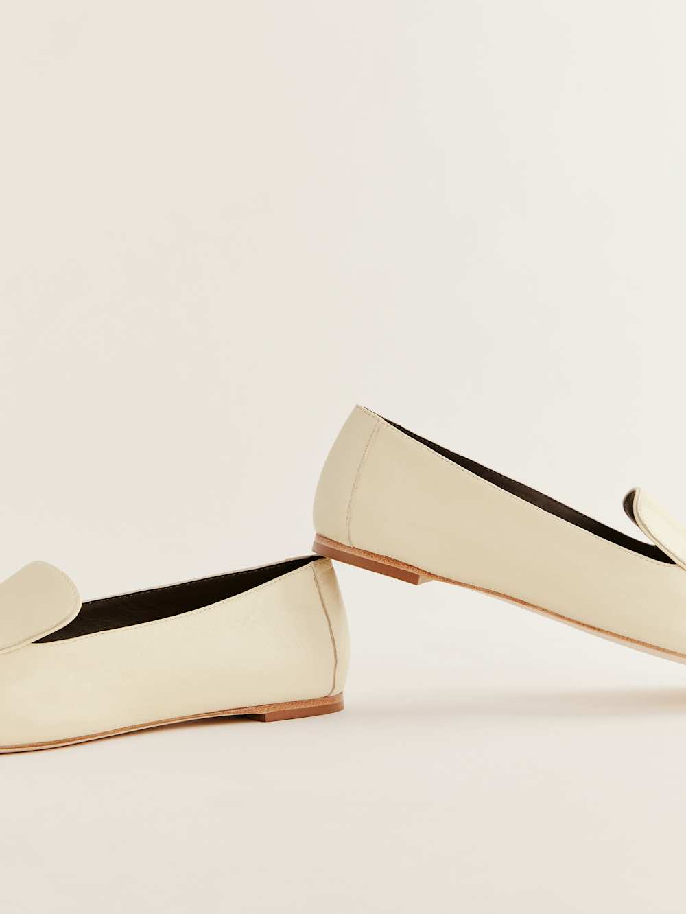 Kat Soft Loafer - Cream Puff Leather