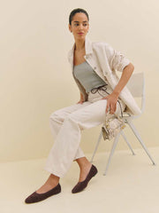 Maren Ballet Flat - Espresso Suede