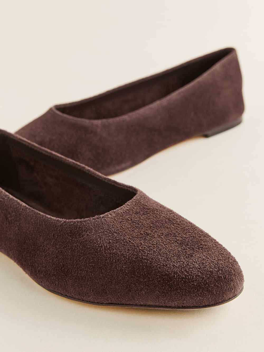 Maren Ballet Flat - Espresso Suede