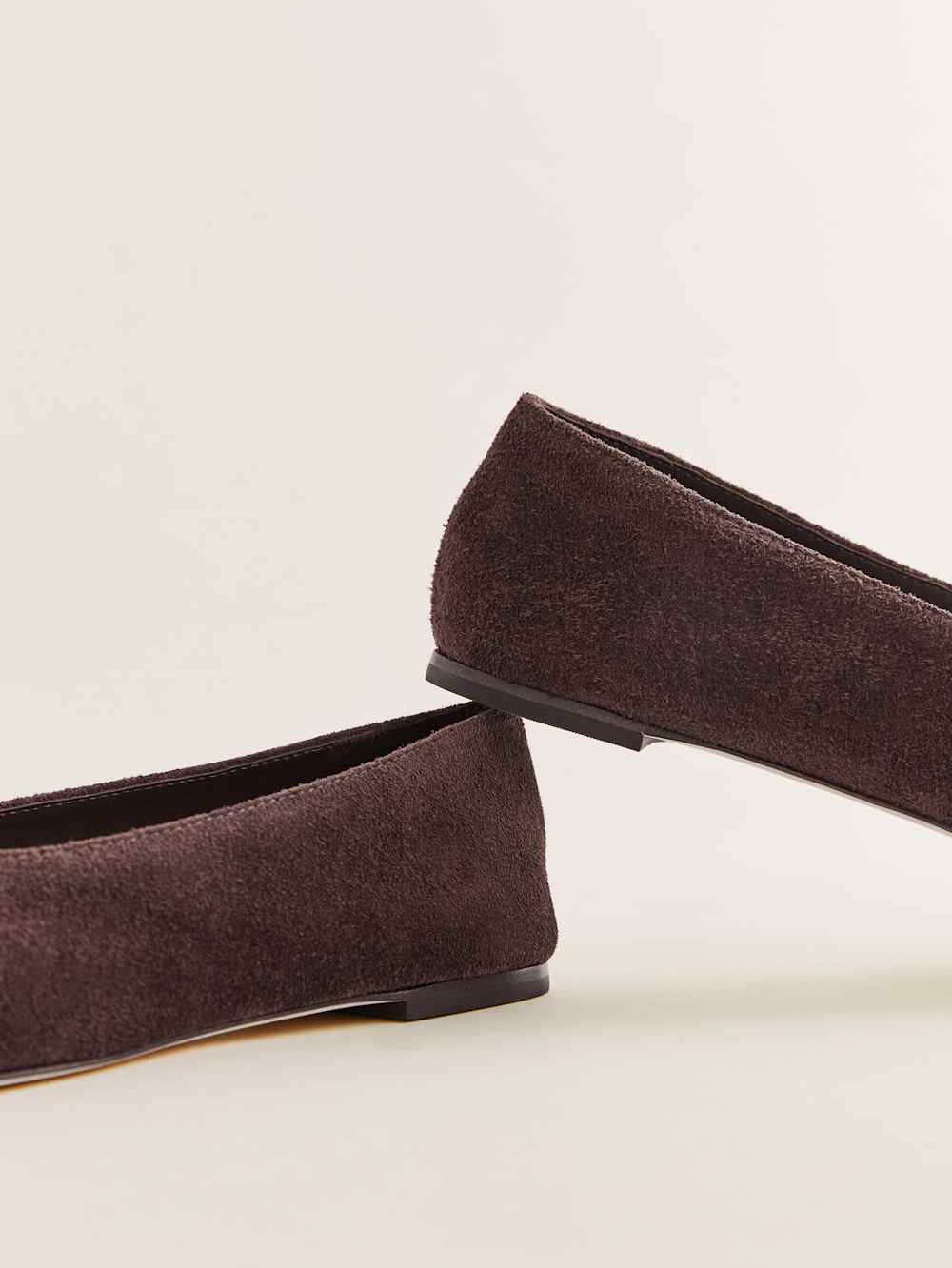 Maren Ballet Flat - Espresso Suede
