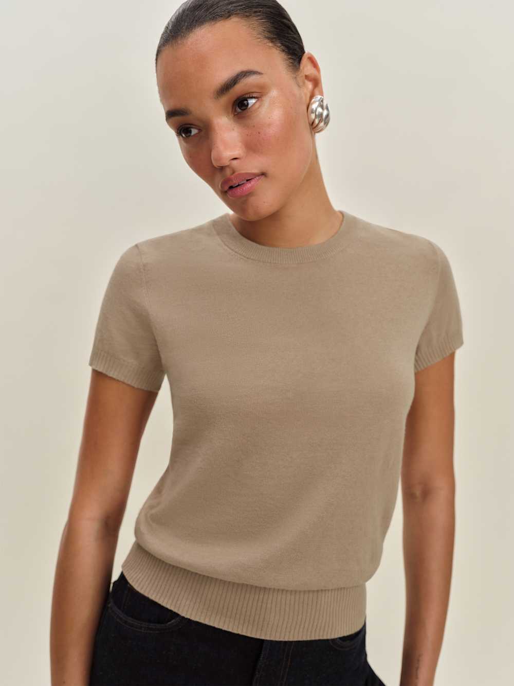 Aviva Linen Cotton Crew - Pita